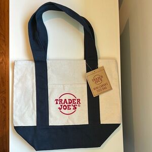 Trader Joe's Mini Canvas Tote Bag